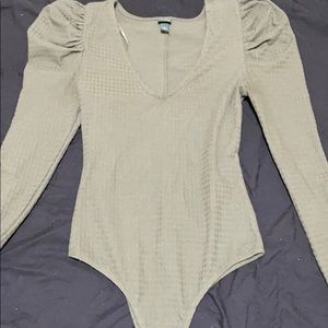 Olive green body suit